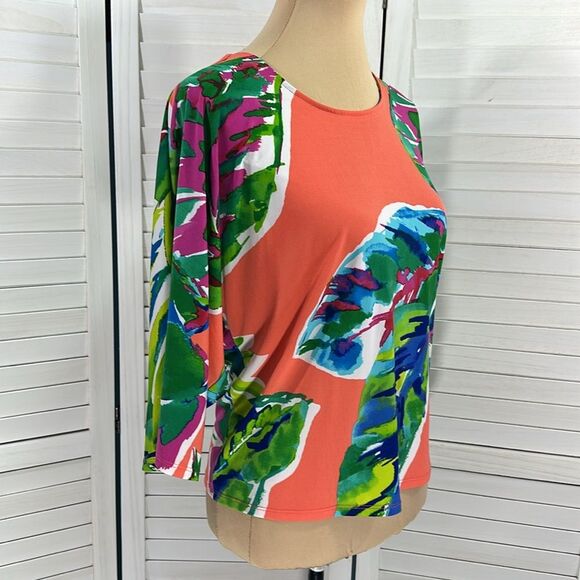 Chico’s Top Size 1 (8) Dolman Sleeves - Picture 5 of 9